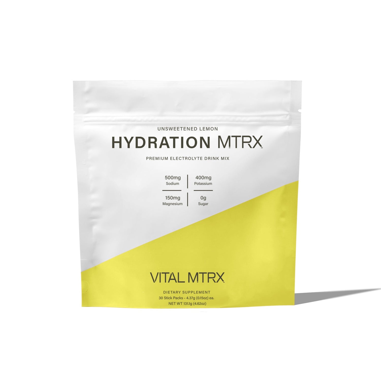Vital MTRX Hydration MTRX drink mix package on a white background